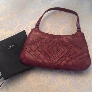 BCBGMaxAzria leather red bag